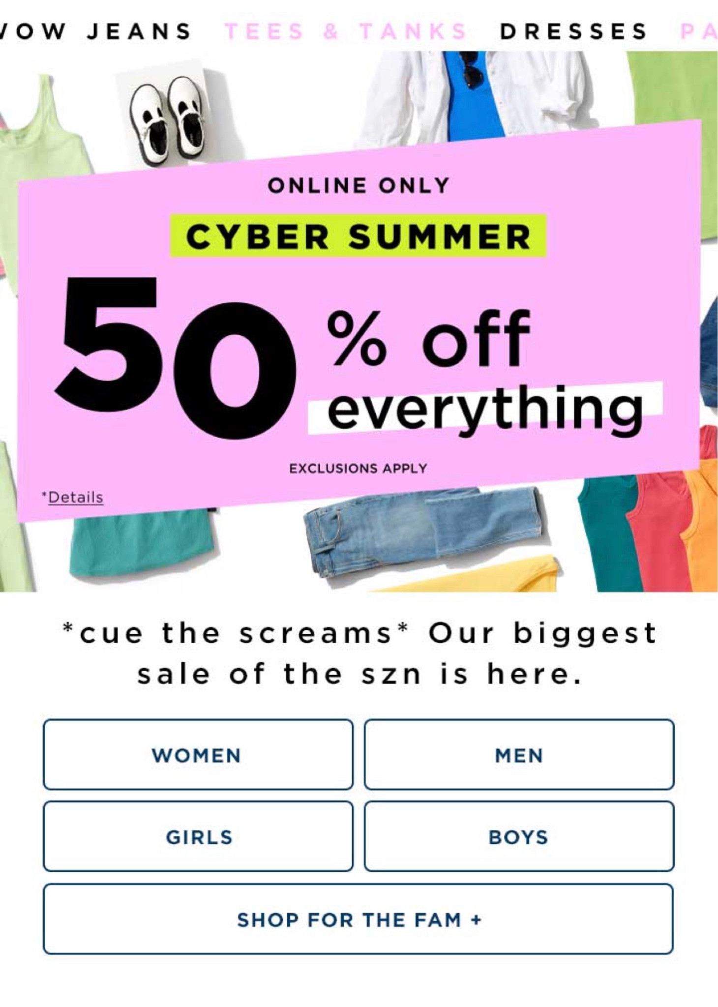 Old Navy 50% off sale for the whole fam!!

#LTKsalealert #LTKkids #LTKbaby
