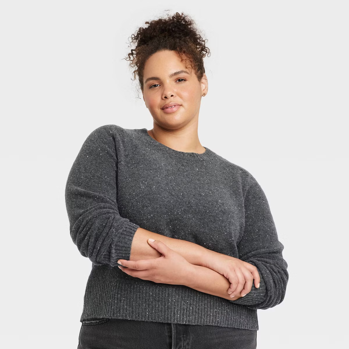 Women's Crew Neck Cashmere-Like Pullover Sweater - Universal Thread™ | Target