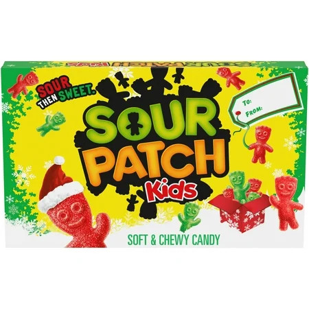SOUR PATCH KIDS Red & Green Soft & Chewy Holiday Candy, 3.1 oz | Walmart (US)
