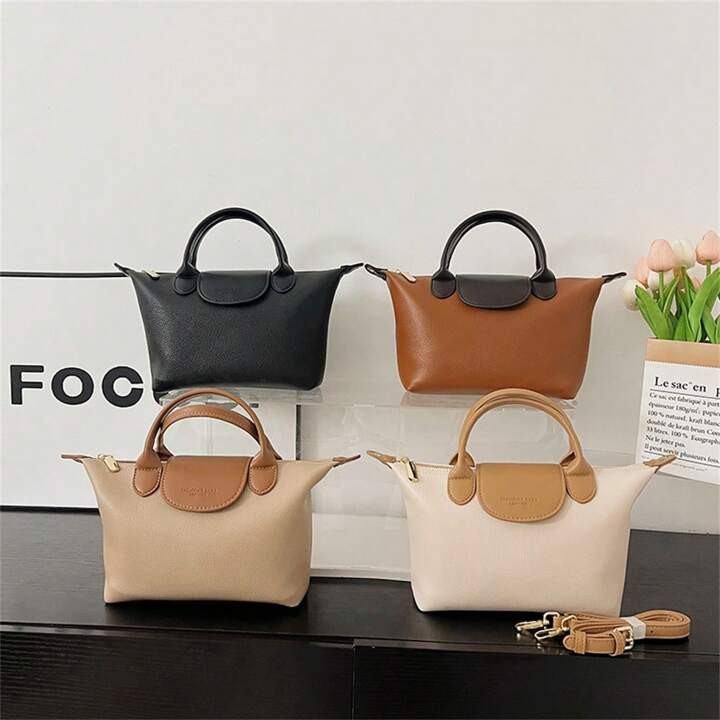 Trendy All-Match Zipper Crossbody Bag, Portable Simple Handbag, Perfect Casual Shoulder Bag For D... | SHEIN