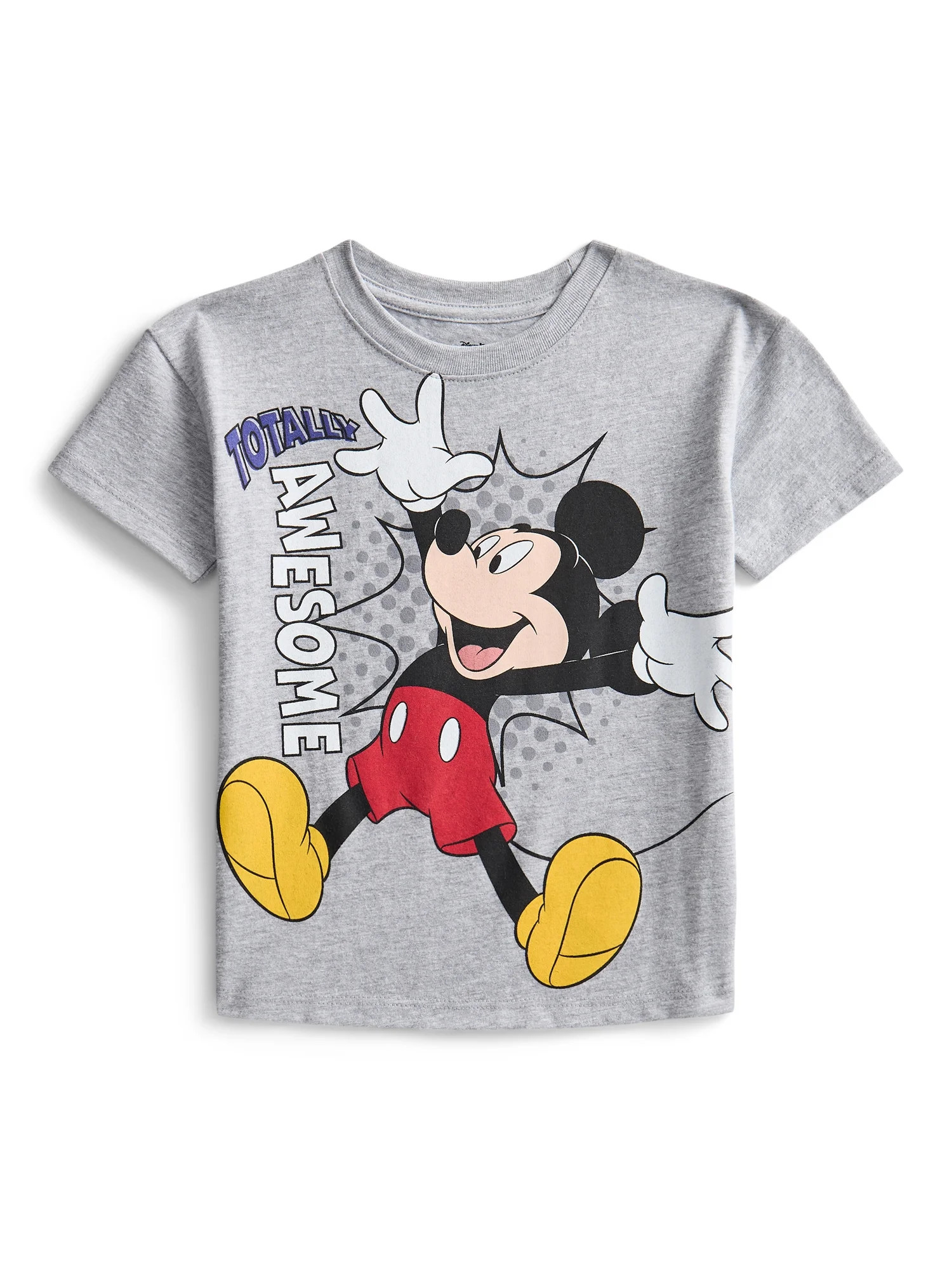 Mickey Mouse Toddler Graphic Crewneck Tee with Short Sleeves, Sizes 12M-5T | Walmart (US)