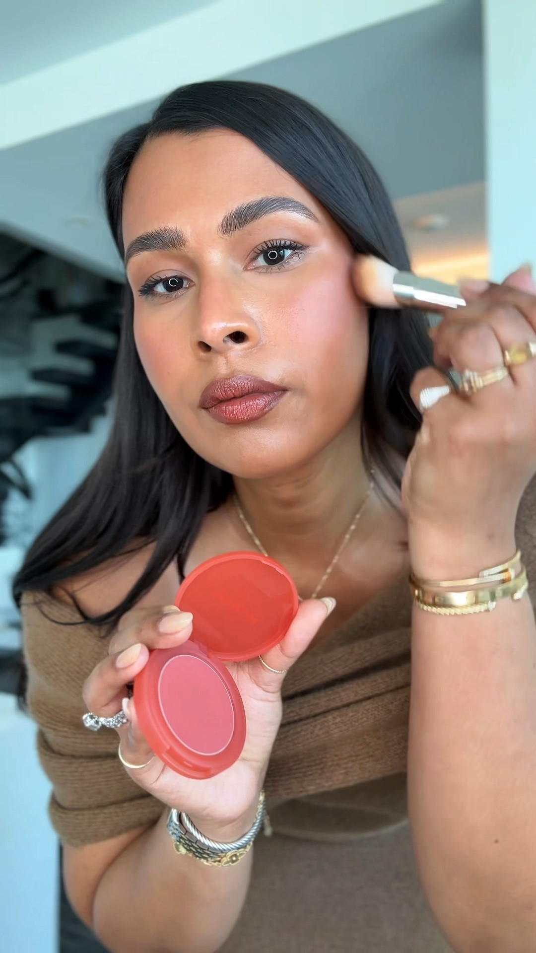 Finishing touches before heading out to an event that makes me feel chic and glowy!

#LTKbeauty #LTKmidsize #LTKstyletip