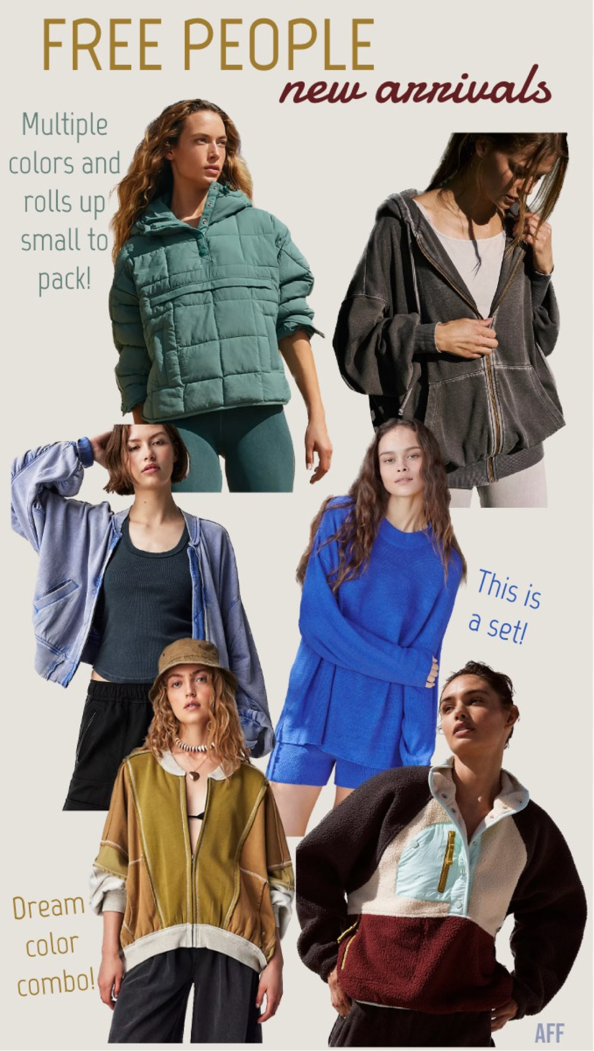 Free People Fall New Arrivals! Everything looks so cozy and comes in multiple colors, several options under $100!
……………………..
free peel new arrivals, free people Pippa packable pullover puffer jacket, puffer jacket, packable jacket, travel day look, travel day outfit, travel outfit, travel look, on point full zip sweat, free people sweatshirt, free people movement sweatshirt, free people hoodie, free people renegade set, free people good for you bomber jacket, zip up bomber jacket, free people sweater, free people blanket vest, free people vest, free people starburst bomber jacket, free people set, free people Malibu surf set, matching set, free people tunic, teacher outfit, college outfit, free people under $100, free people quilted knit jacket, free people quilted jacket, free people dolman jacket, free people hit the slopes pullover, button up pullover, free people pullover, free people color block pullover, fall sweatshirt, college sweatshirt, game day outfit, cozy top, comfy top, fall top

#LTKunder100 #LTKU #LTKtravel