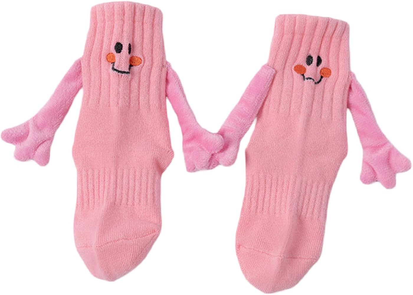 Honganda Funny Kids Baby Girl Boy Holding Hands Socks, Silly Socks Smile Crazy Socks Novelty Gift... | Amazon (US)