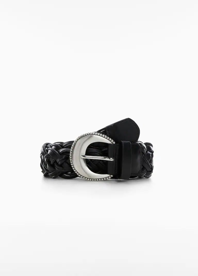 Braided buckle belt | MANGO (US)