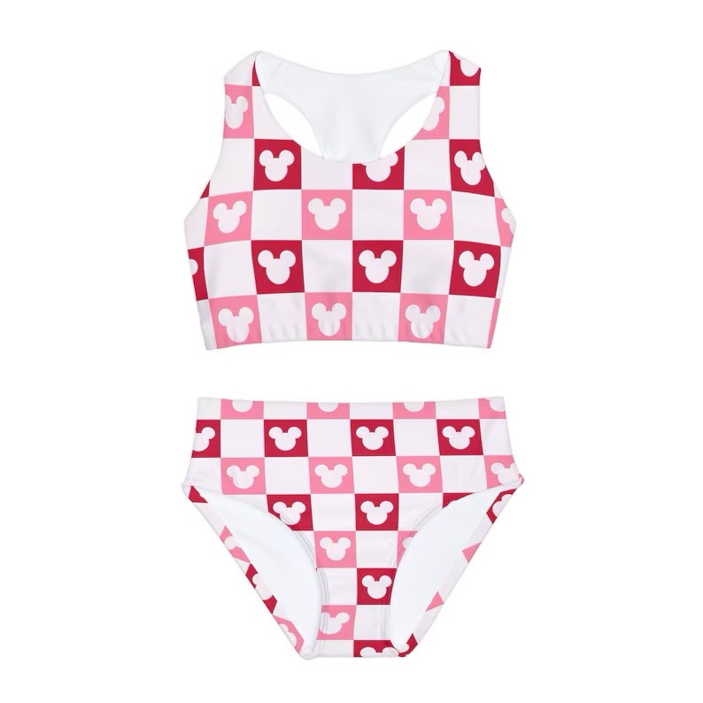 Checkered Disney Girls Two Piece Swimsuit, Swimwear, Bathing Suit, Kids Beachwear, Theme Park Outfit

#LTKSwim #LTKKids #LTKTravel