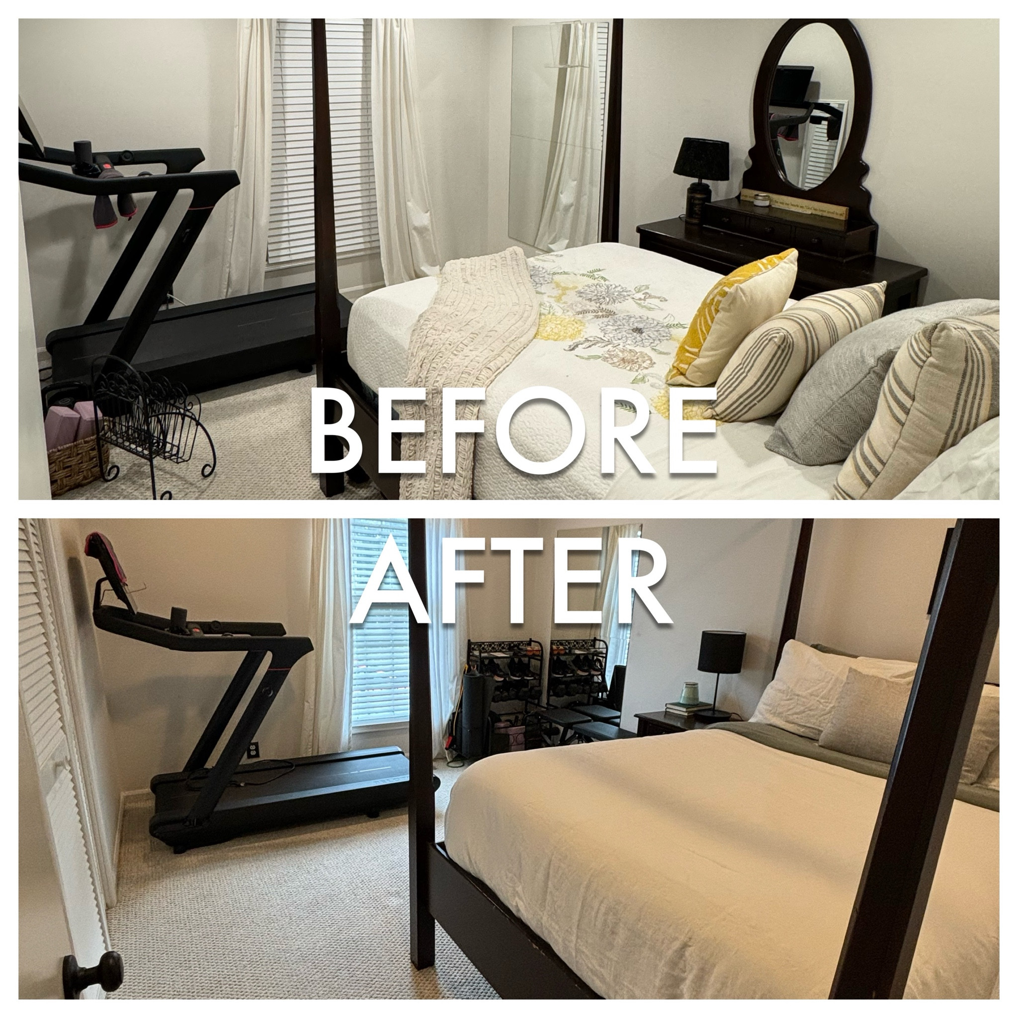 I turned my guest room with some workout gear into a home gym with a guest bed! 😂 And I love it!

Here’s a few of my favorite things!