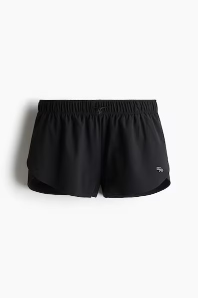 H & M - Lightweight sports shorts with DryMove - Black | H&M (UK, MY, IN, SG, PH, TW, HK)