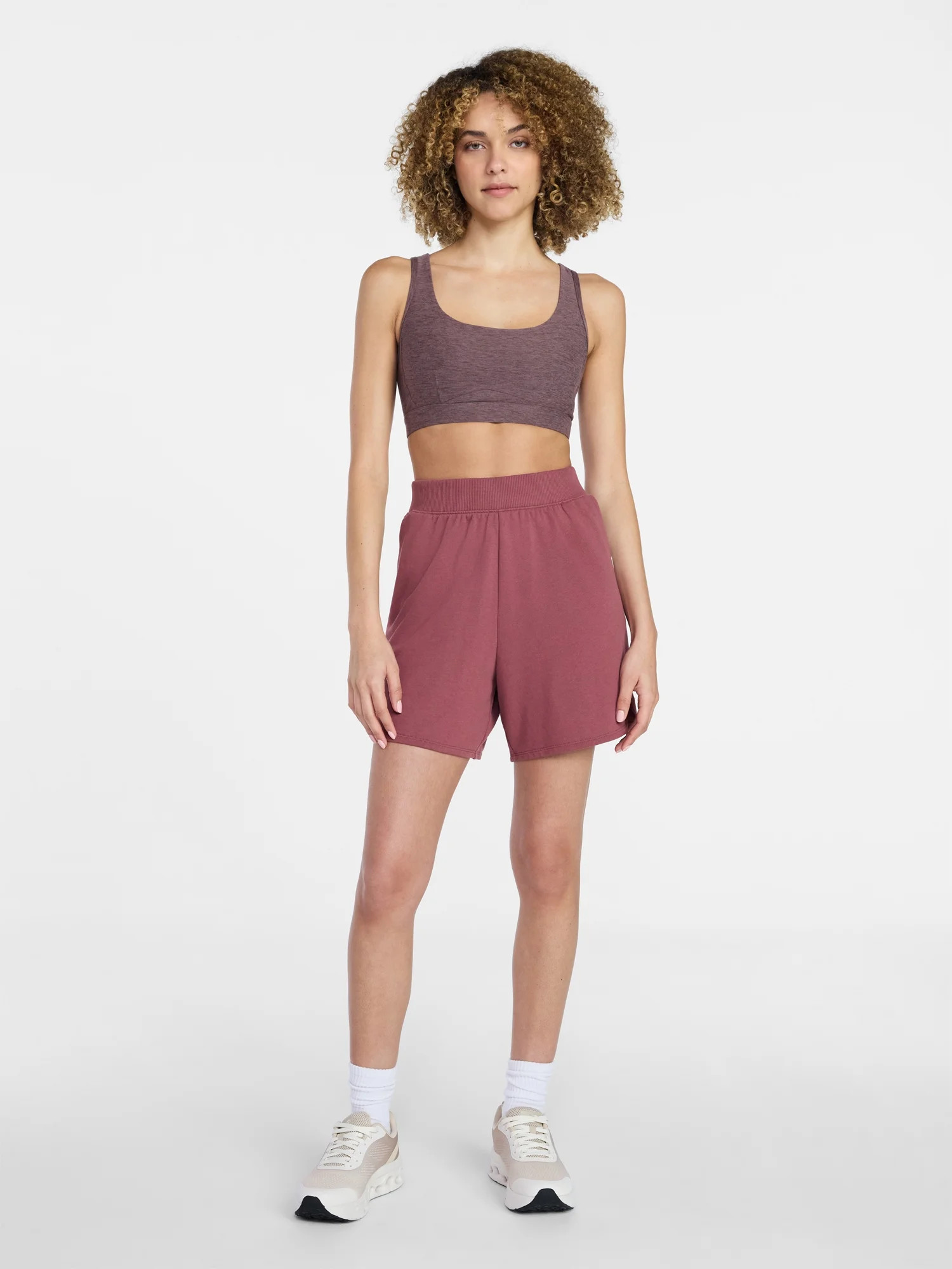 Athletic Works Women's Mineral Wash French Terry Shorts, Sizes XS-XXXL | Walmart (US)