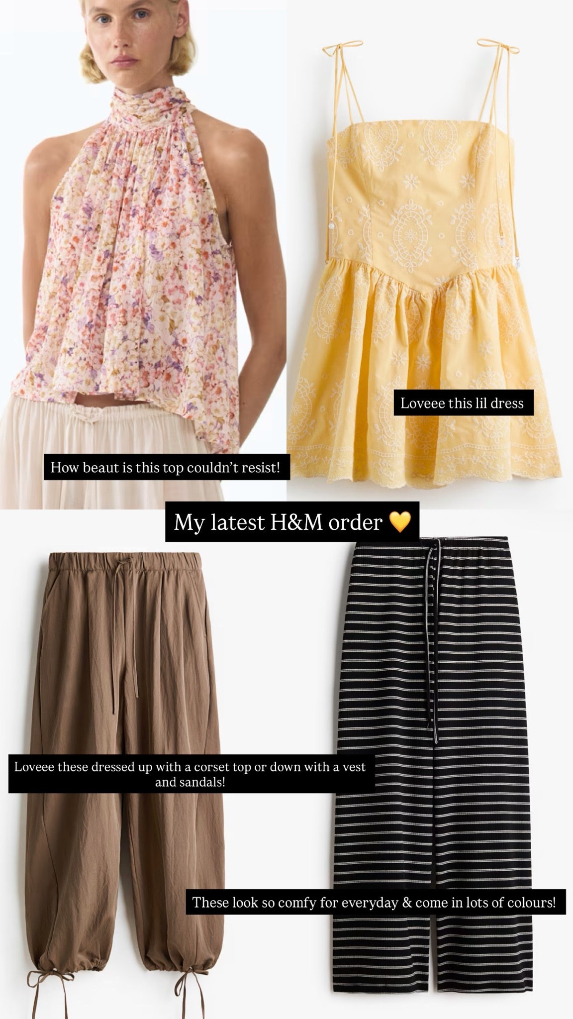 My latest H&M order 💛

#LTKuk #LTKsummer