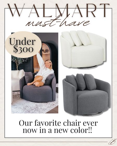 Our favorite swivel chair under $300 from Walmart!

#LTKSaleAlert #LTKFindsUnder100 #LTKHome