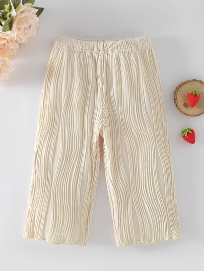 Baby Textured Solid Pants | SHEIN