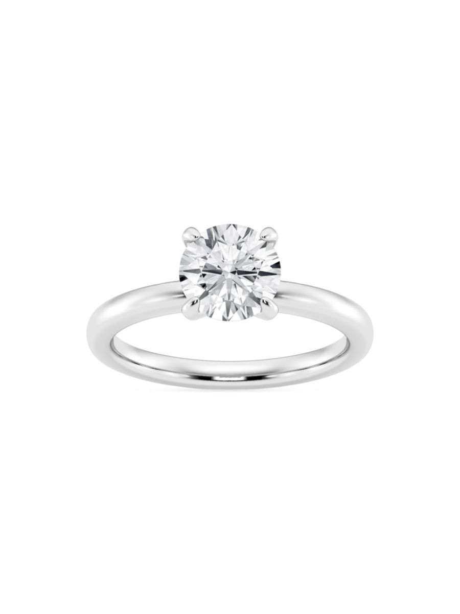 Sol 14K White Gold & 1.50 TCW Lab-Grown Diamond Ring | Saks Fifth Avenue