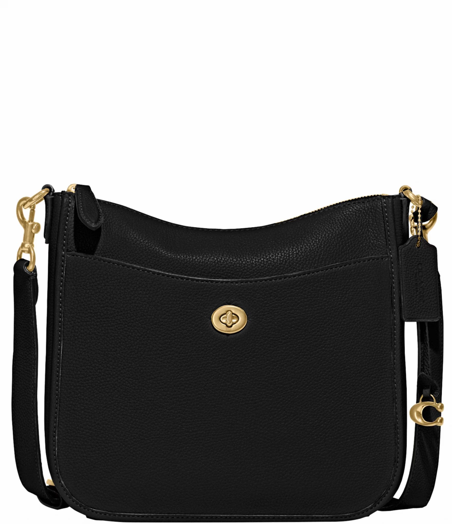 COACH Pebble Leather Chaise Crossbody Bag | Dillard's | Dillard's