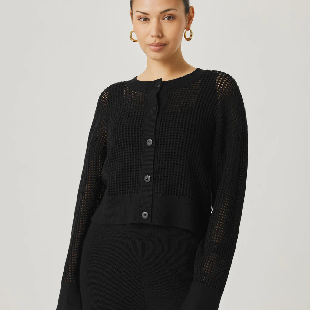 Splendid x @Cellajaneblog Open Stitch Cardi | Splendid