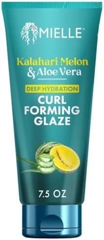 Mielle Organics Curl Forming Glaze - Kalahari Melon & Aloe Vera Deep Hydration Styling Gel for Dr... | Amazon (US)