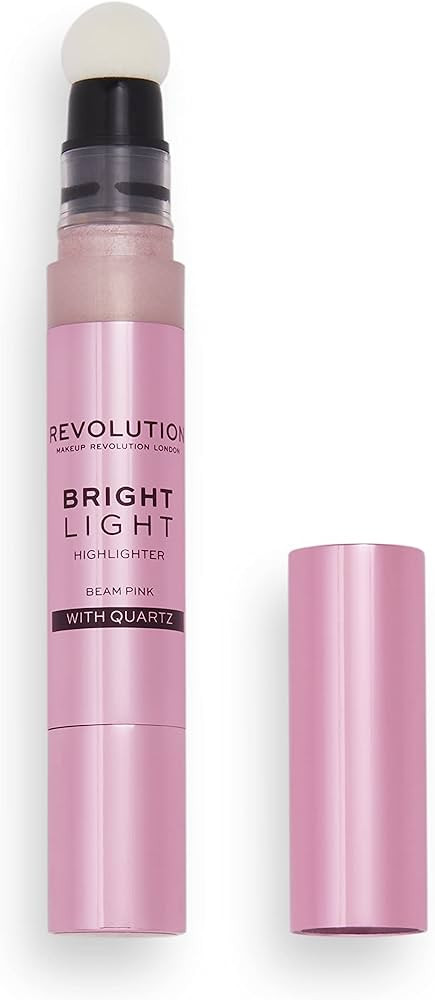 Makeup Revolution, Bright Light Highlighter, Beam Pink, 3ml | Amazon (US)