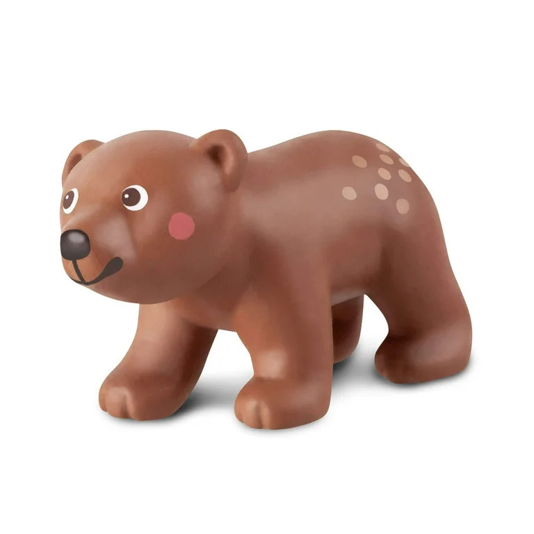 HABA Little Friends Brown Bear Cub - Chunky Plastic Forest Animal Toy Figure | Walmart (US)