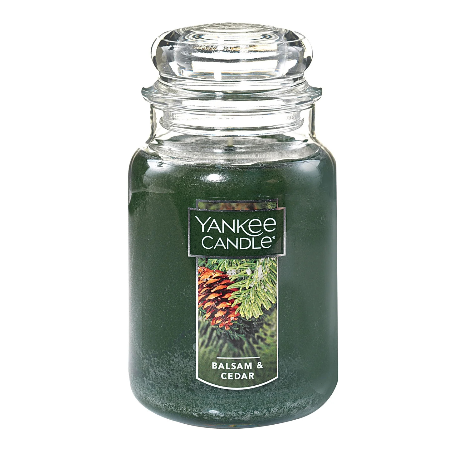 Yankee Candle Balsam & Cedar - 22 oz Original Large Jar Scented Candle | Walmart (US)