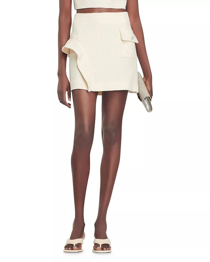Minie Foldover Trim Mini Skirt | Bloomingdale's (US)
