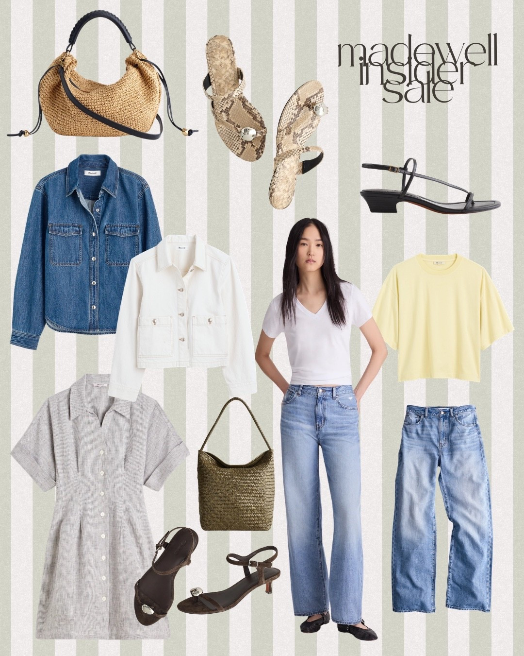 I picked up the snake print sandals and the dark brown suede kitten heels. Last but kit least, I also grabbed the yellow tee. I saw that in store last week, but they were basically sold out of every size except XS and XL, and since it was in stock online and on sale, it was an easy yes.

The Dean Easy straight leg jean in the airy denim is the softest jean ever. If you’re in the market for a comfortable everyday jean, this one is a fantastic option  

#LTKMidsize #LTKSaleAlert #LTKOver40