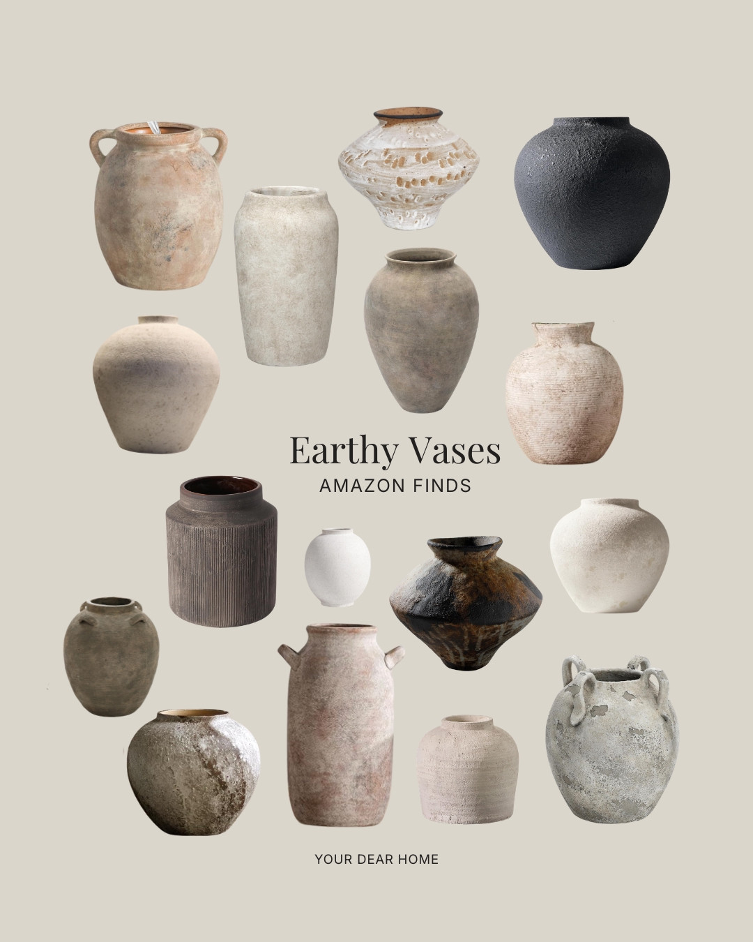 If you want your coffee table to feel warm and elevated, start with earthy vases. They soften the space and instantly make everything feel more put together. 

 #LTKHome