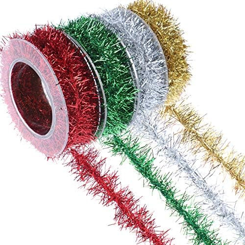 4 Rolls Mini Tinsel Garland  | Amazon (US)