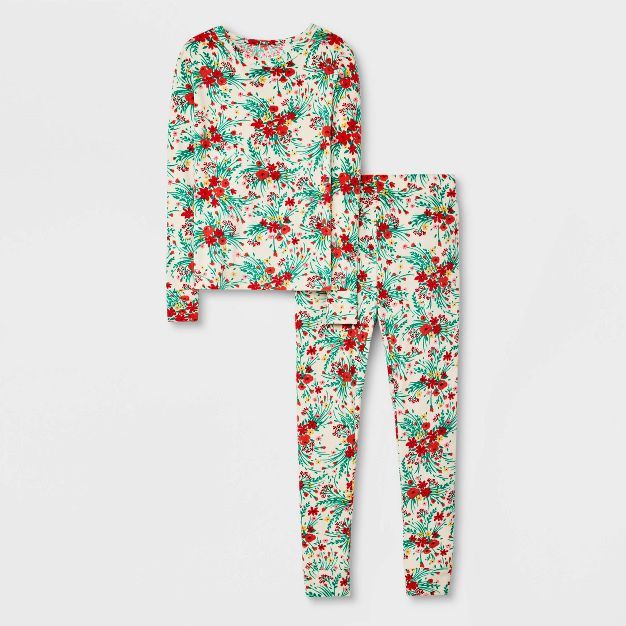 Girls' Floral Pajama Set - Cat & Jack™ | Target