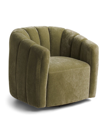 Sofia Channel Back Swivel Chair | TJ Maxx