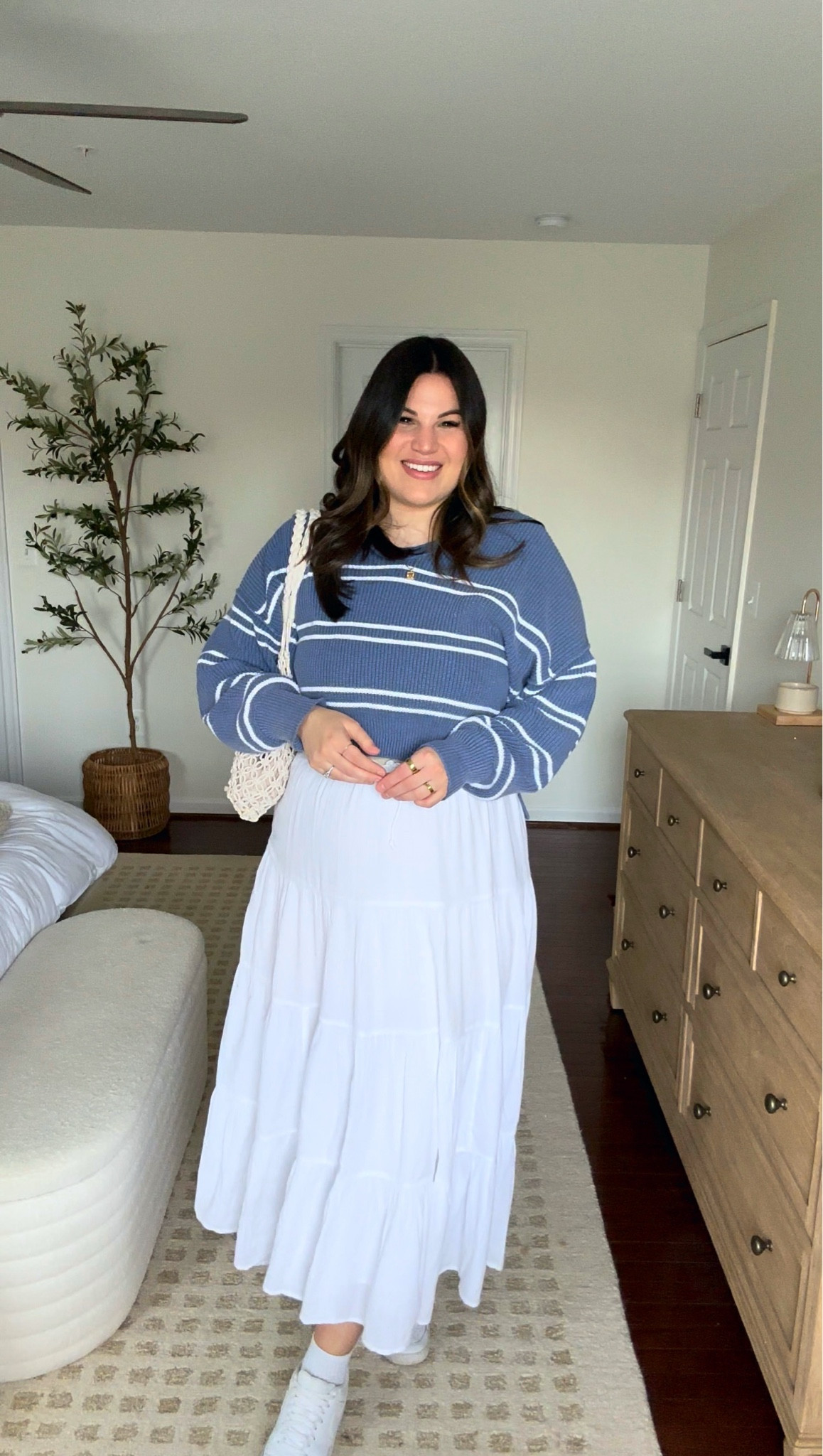 Midsize spring outfit from Aerie! I wore this yesterday to run errands and recieved so many compliments! It’s so cute, cozy, and perfect for spring! Everything is also on sale right now! 

Bralette - M/L
Anti chafing shorts - L/XL
Sweater - L
Skirt - L
Sneakers - 9
Lipstick in the shade self revealing

Aerie, spring outfit, spring fashion, spring style, aerie spring, aerie outfit, midsize 

#LTKSeasonal #LTKstyletip #LTKmidsize