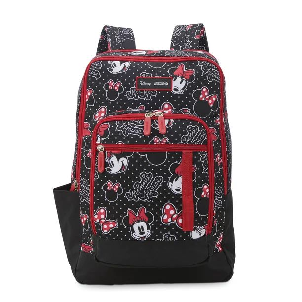 American Tourister 18" All-Age Unisex Disney Backpack - Minnie Mouse Red Bow | Walmart (US)
