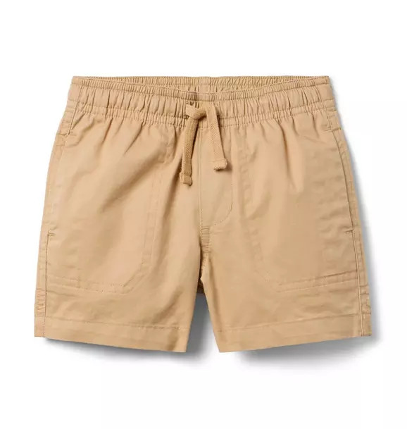 Twill Patch Pocket Pull-On Short | Janie and Jack