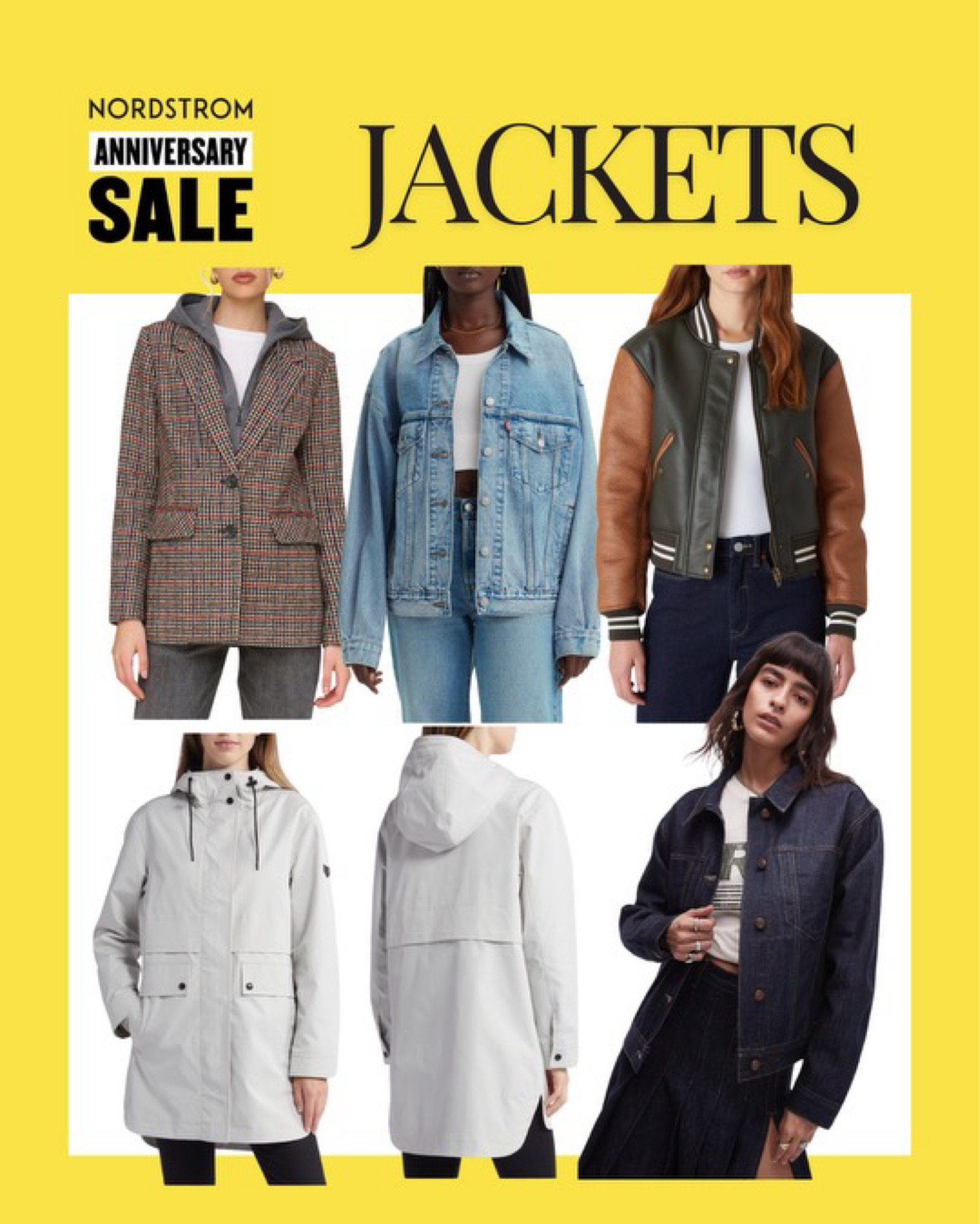 Nordstrom anniversary sale! Our picks for jackets! Love the 90s vibes Jean jackets and moto’s! 🤩

#LTKSaleAlert #LTKxNSale #LTKSummerSales