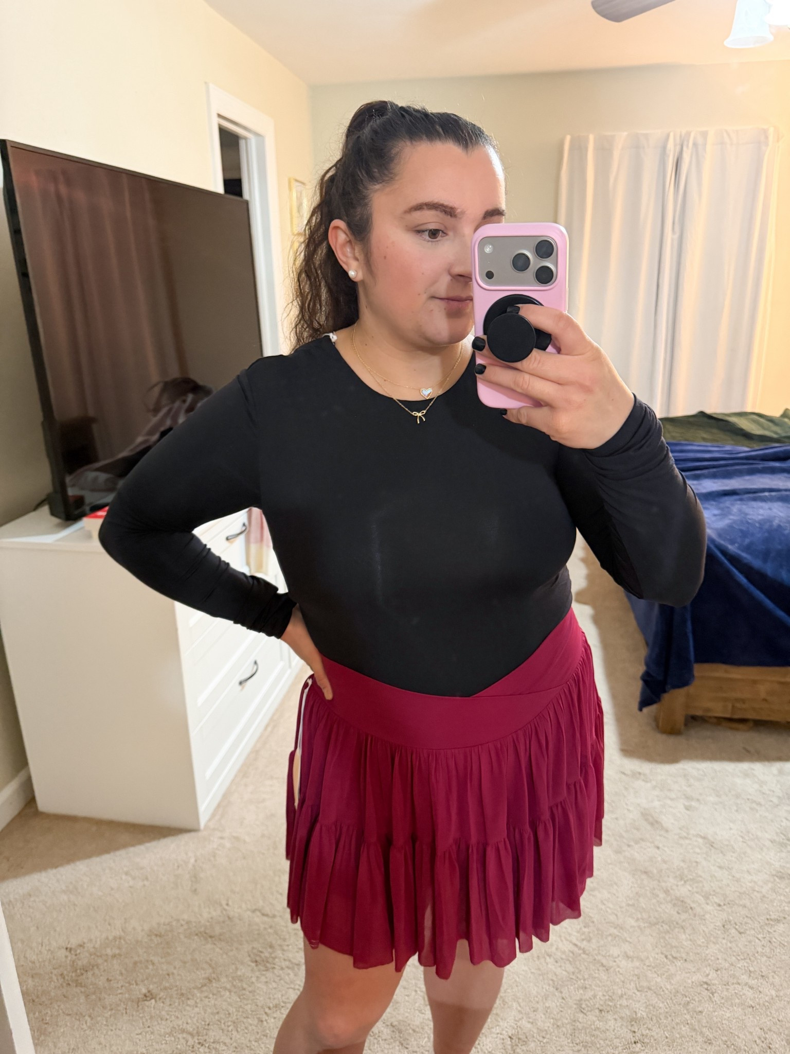Blogilates for target activewear
I’m 5’1” wearing size L top and bottom but am going to exchange do a size up in the top to an XL!

Athleisure, midsize, tennis skirt, basics, long sleeve, target, travel outfit, Disney outfit 

#LTKPetite #LTKMidsize