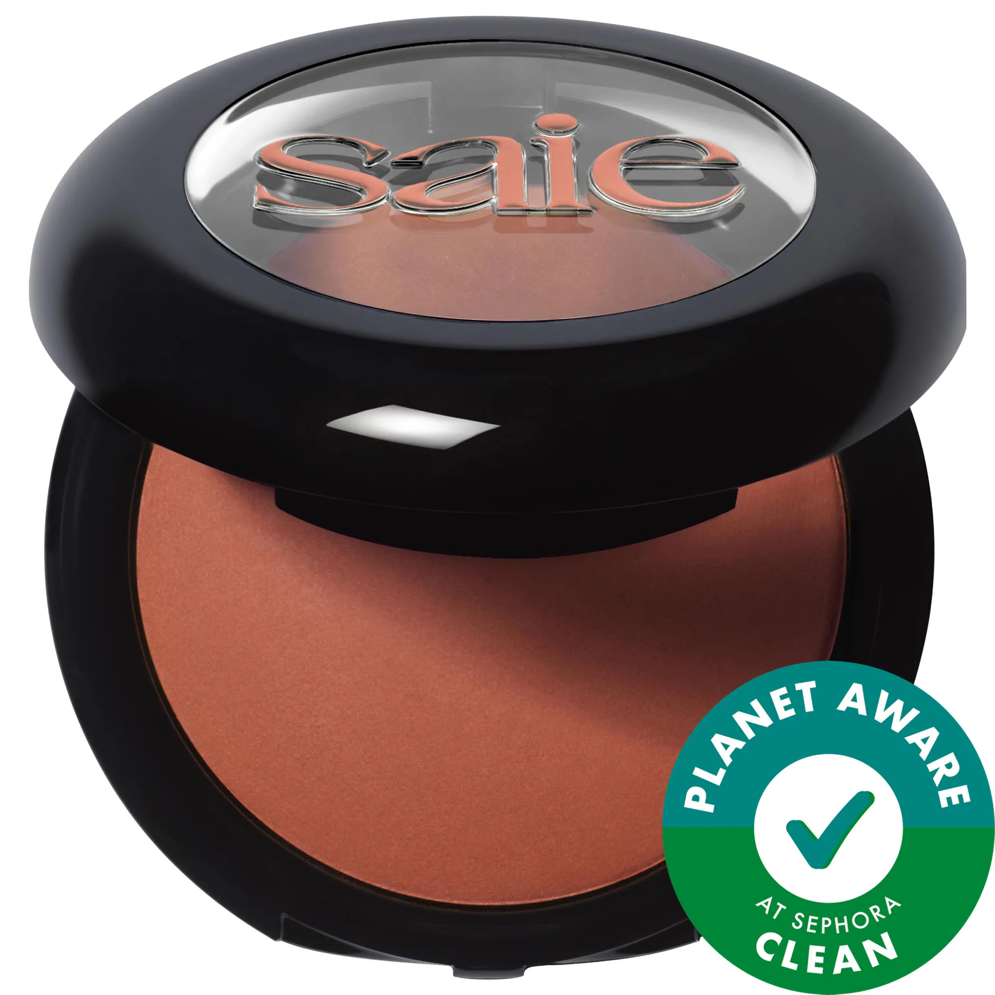 Saie SuperSuede Radiant Talc-Free Baked Powder Bronzer Bari 0.28 oz/8 g | Sephora (US)