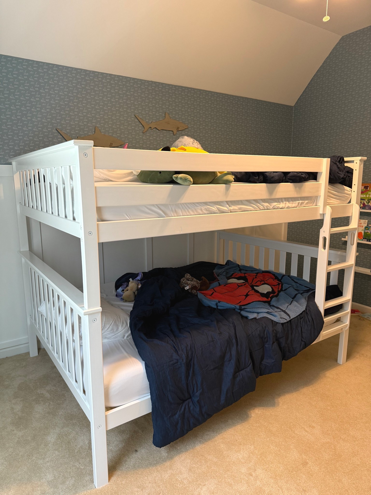 Moved the boys into Queen over Queen bunk beds! 

#LTKFamily #LTKKids #LTKHome