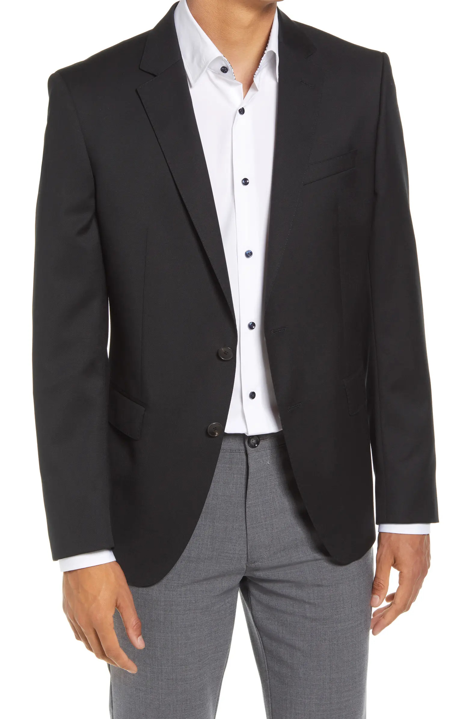 Slim Fit Solid Wool Suit Jacket | Nordstrom