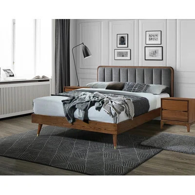 Queen Size Upholstery Platform Bed | Wayfair North America