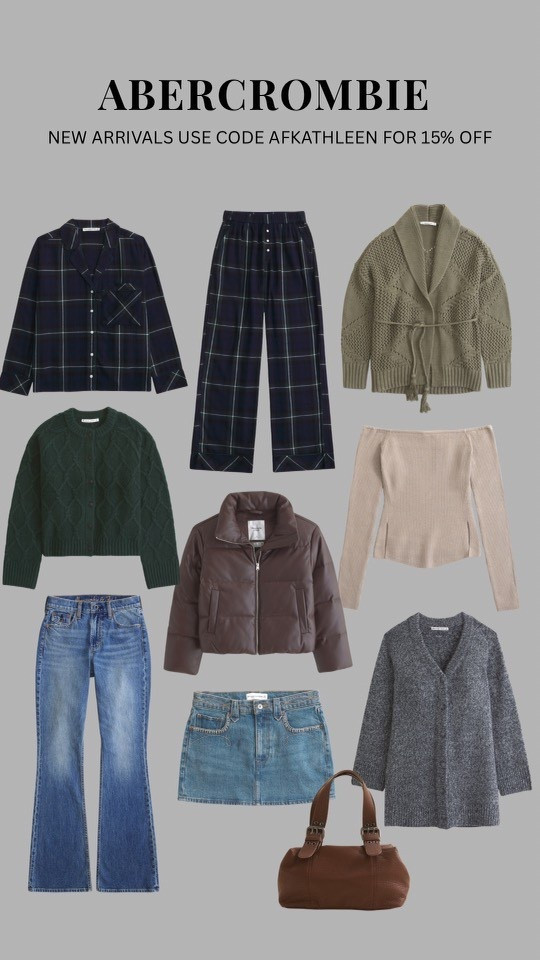 Abercrombie new arrivals 😍 use code AFKATHLEEN FOR 15% off! 

#LTKFindsUnder100 #LTKStyleTip #LTKSaleAlert