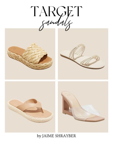 Target sandals under $40 / love the neutrals

#LTKfindsunder50 #LTKshoecrush