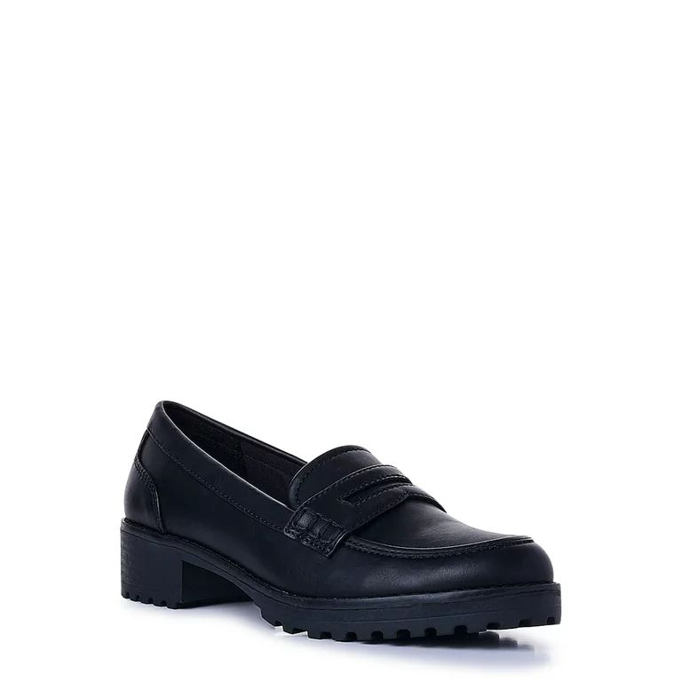 Time and Tru Women's Penny Loafers (Wide Width Available) | Walmart (US)