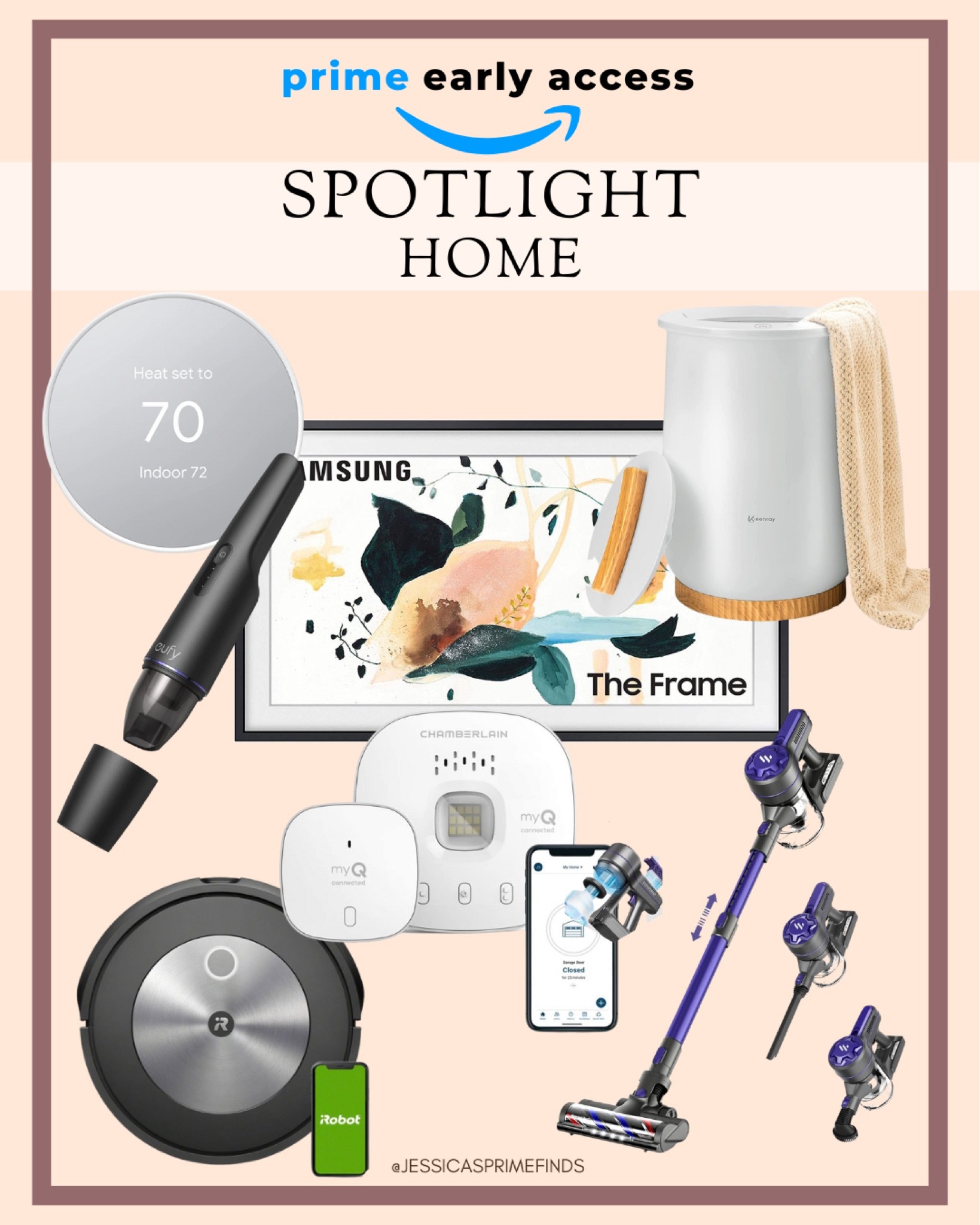 Home deals during Amazon Prime Early Access Sale 

Amazon Prime Early Access Sale Black Friday Sale Holiday Gifts Gift Guides Deals on Electronics Home Deals Clothes Deals Toy Deals Prime Amazon Brands 


Ring Kindle Echo CRZ eufy iRobot Keurig Nespresso Spanx Apple Dyson iPad Kitchenaid Samsung Sodastream Elemis Living Proof Tile Bose Beats by Dre Nanit SnuggleMe Haaka 

Belt Bag Blazer Sweaters Jackets Shackets Leggings Watch Jewelry Coatigan Sherpa Computers air fryer kitchen appliances slow cooker waffle maker toaster neck massager massage gun kitchen essentials ring electric doorbell home security system security cameras pasta maker blender ice machine countertop ice maker nugget ice TV stand mixer phone stand frame tv air purifier beauty products make up skin care hair care hair products hair tools make up brushes vanity mirror 

Athleisure casual fashion workwear work fashion going out style outfit inspo
Baby toys baby gear toddler toys toddler gift nanny camera toddler learning tower giant playpen baby jail baby clothes baby fall Christmas presents Hanukah presents baby’s first Christmas baby’s first Hanukah 

#LTKsalealert #LTKGiftGuide #LTKhome