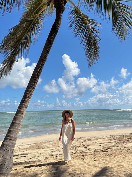 My dress can double as a swimsuit cover. Lightweight and perfect for vacation!

vacation look, bathing suit, sun hat

#LTKfindsunder50