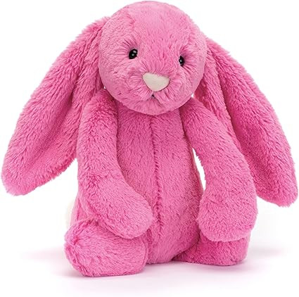 Jellycat Bashful Hot Pink Bunny Stuffed Animal, Medium 12 inches | Rabbit and Bunny Plush Toy | C... | Amazon (US)
