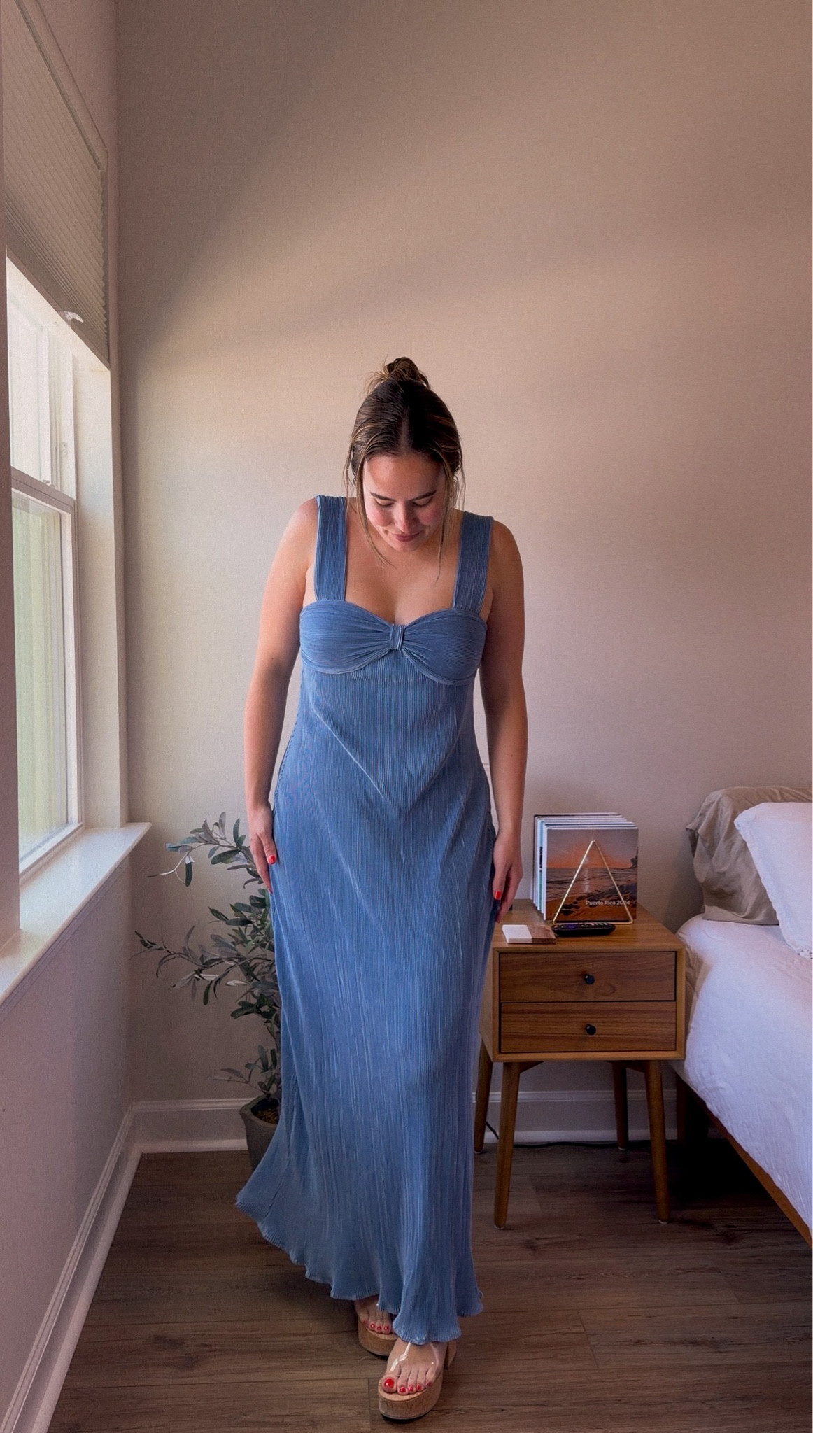 Light blue wedding guest dress for spring 🌸

#LTKootd #LTKSaleAlert #LTKWedding