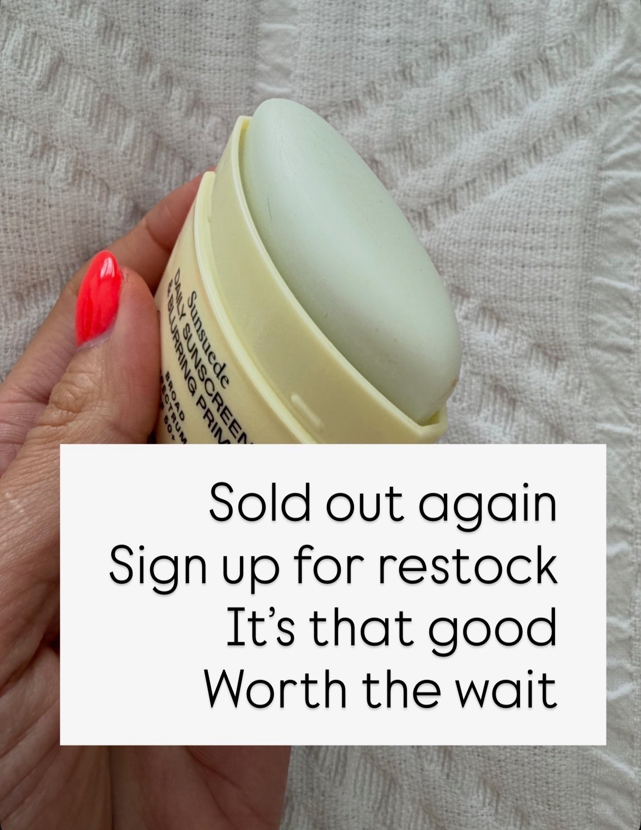 This SPF primer is one of the few products I always keep stocked. It smooths my skin, wears beautifully under makeup, and gives me daily sun protection without feeling heavy or greasy. It sells out for a reason, and it’s absolutely worth signing up for the restock.

SPF primer, sunscreen primer, daily SPF, makeup primer, sun protection, beauty favorites, glowy skin, skincare routine, makeup essentials, everyday skincare, annabrstyle

#LTKSeasonal #LTKTravel #LTKBeauty