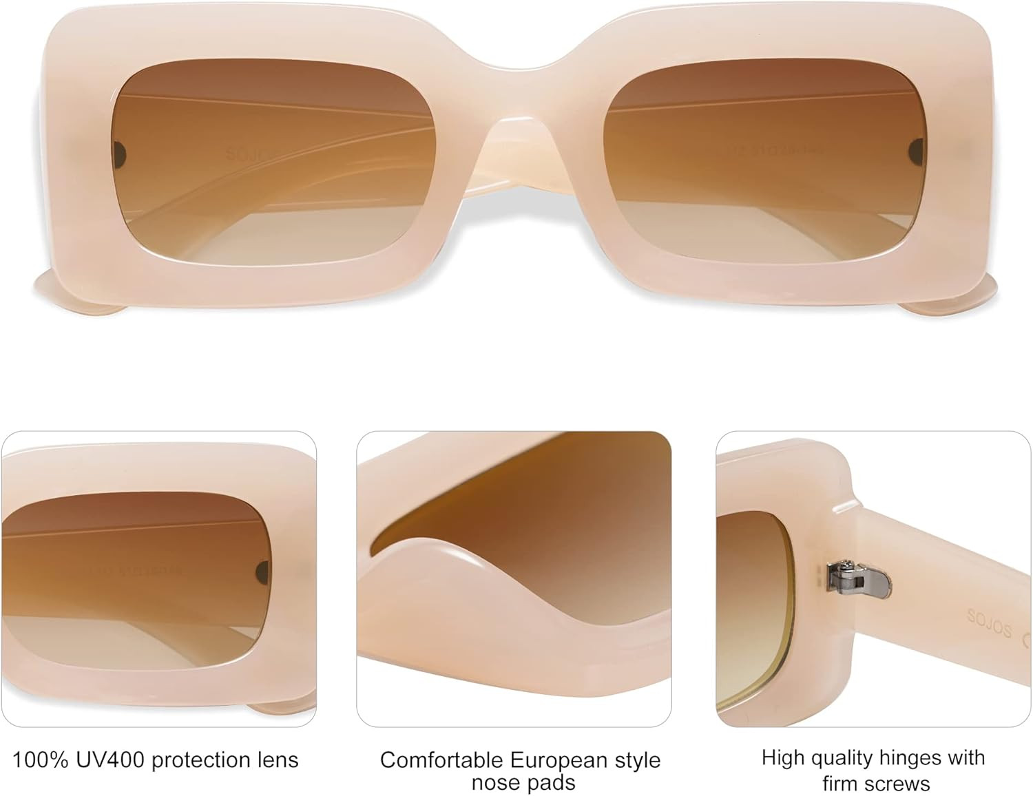 SOJOS Trendy Sunglasses for Women and Men | Amazon (US)