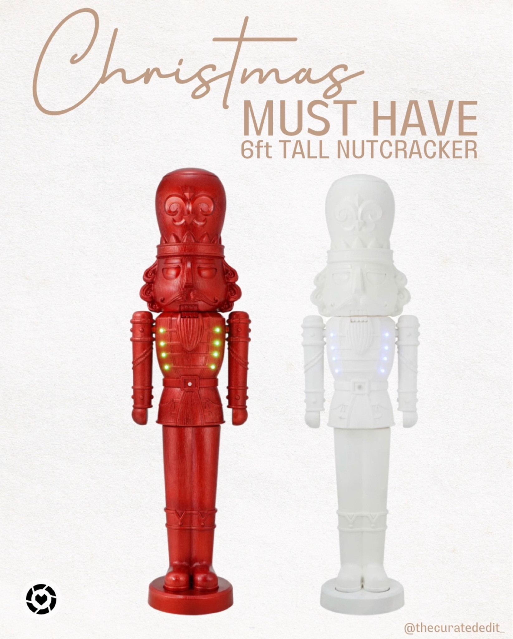 his viral life sized 6ft Nutcracker WILL sellout! 

#nutcracker #christmasdecor #lifesizenutcracker #christmas #decor #christmasnutcracker #whitechristmas #homedecor #walmart #target #potterybarn

#LTKHoliday #LTKSeasonal #LTKhome