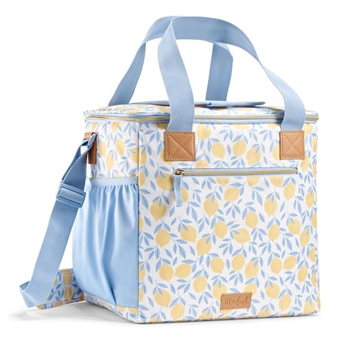 Amazon.com: Fit & Fresh, 24-Can Soft Cooler Bag Insulated Leak-Resistant, Portable Soft Cooler, L... | Amazon (US)