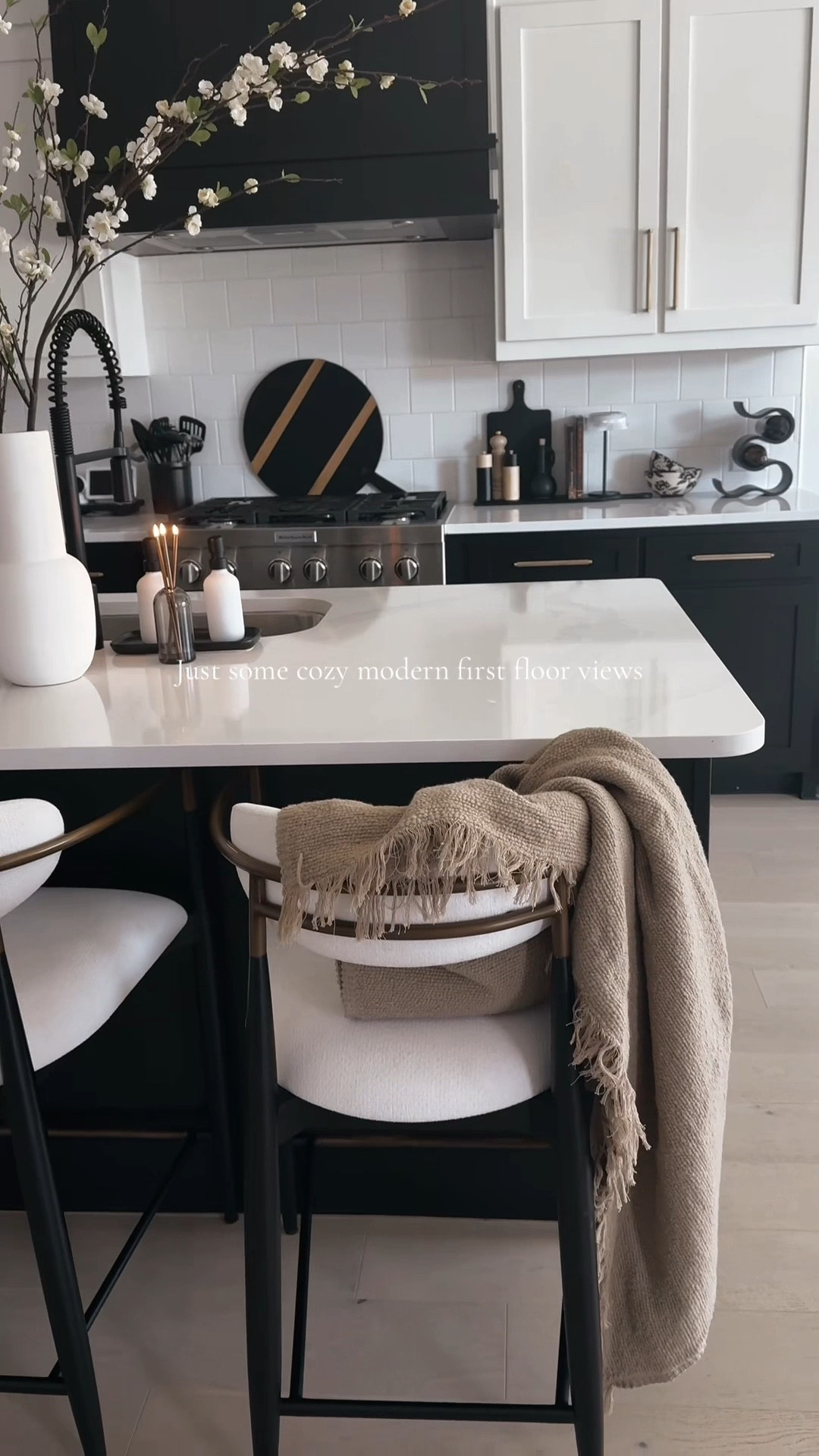 Creating cozy first floor views with simple styling: warm lighting, neutral textures, and modern decor pieces.

#ltkhome #ltkstyle #ltkinteriors #cozyhome #modernhome #neutralhome #homedecor #interiorinspo


#LTKdayinmylife #LTKHome